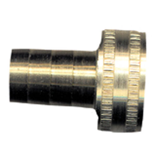 Hose Barb - Brass - 3/4" x 1/2" - Female x Barb - Each