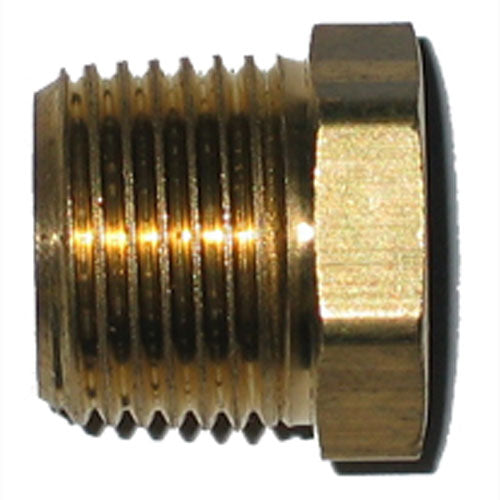 Hex Bushing - Brass - 1/4" x 1/8" - MIP x FIP - Each