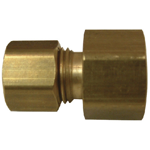 Coupling - Fine Thread - 1/4" x 3/8" - Tube x FIP FL - Each