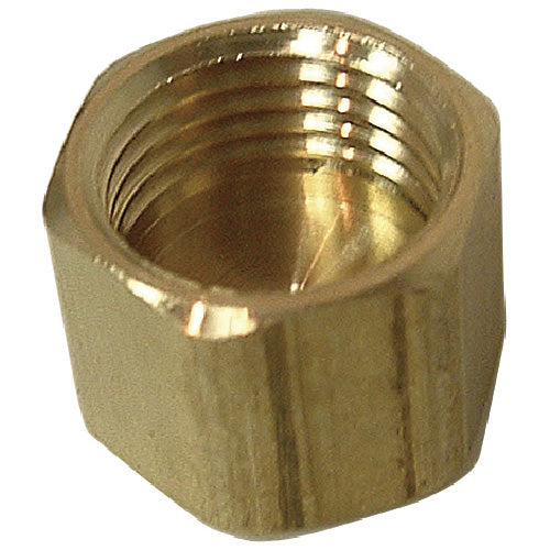 Compression Cap - Brass - 1/4" - Each