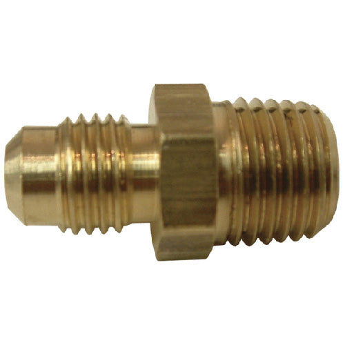 Flare Union - Brass - 1/4" x 1/4 - Flare x MIP Half - Each