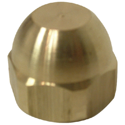 Flare Cap - Brass - 45Â° - 3/8" - Each