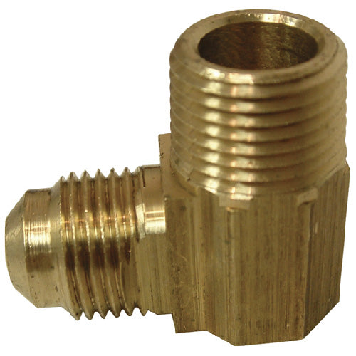 Flare Elbow - Brass - 45Â° - 3/8" x 3/8" - Flare x MIP - Each