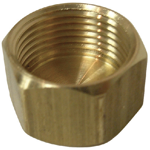 Compression Cap - Brass - 1/2" - Each