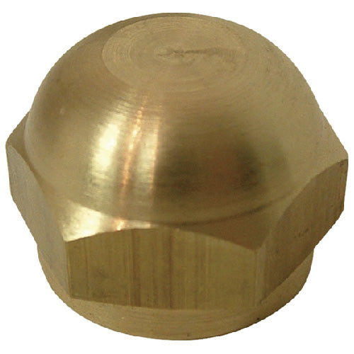 Flare Cap - Brass - 45Â° - 1/2" - Each