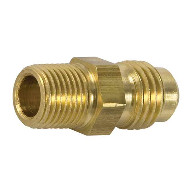 Flare Union - Brass - 1/2" x 3/8" - Flare x MIP Half - Each