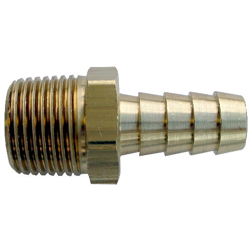 Hose Barb - Brass - 5/8" x 3/4" - Barb x MIP - Each