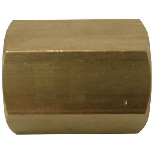 Coupling - Brass - 1/8" x 1/8" - FIP x FIP - Each