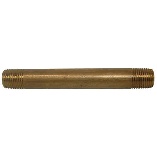 Nipple - Brass - 1/8" x 3" - MIP x MIP - Each