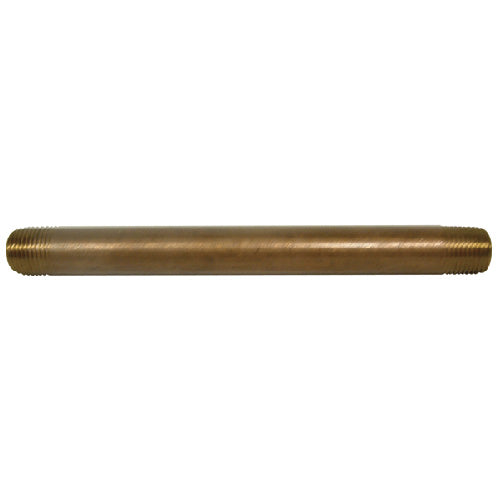 Nipple - Brass - 1/8" x 4" - MIP x MIP - Each