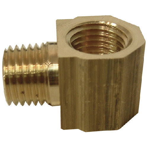 Street Elbow - Brass - 90Â° - 1/4" x 1/4" - MIP x FIP - Each