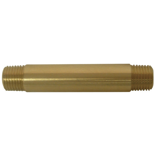 Nipple - Brass - 1/4" x 3" - MIP x MIP - Each