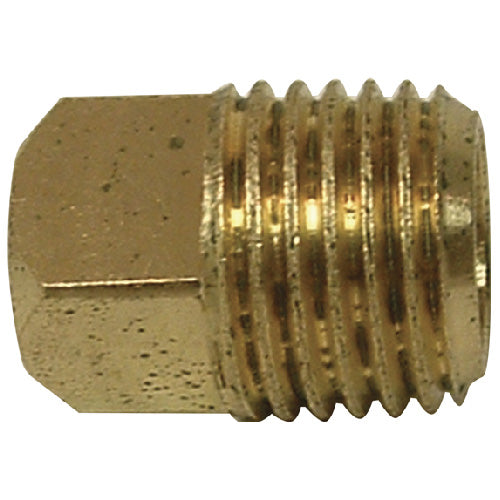 Plug - Brass - Square Head - 3/8" - MIP - Each