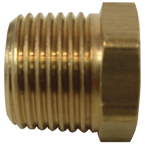 Hex Bushing - Brass - 3/8" x 1/8" - MIP x FIP - Each