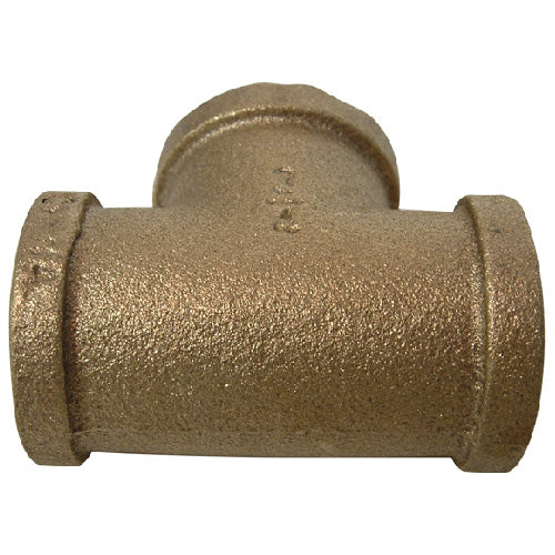 T-Fitting - Brass - 3/4" x 3/4" x 3/4" - FIP x FIP x FIP - Each