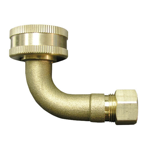 Elbow - Dishwasher - 3/8" x 3/4" - Comp x Female Hose - Each