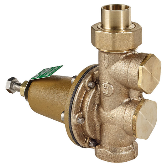 3/4" x 3/4" Lead Free Brass Water Pressure Reducing Valve - Each