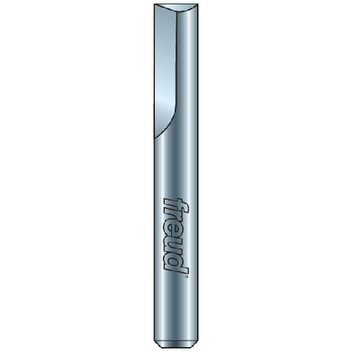 Freud Double Flute Straight Router Bit - Carbide-Tipped - 1 Per Pack - 2-in L x 3/16-in Dia - Each