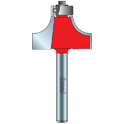 Freud 1/4-in Radius Rounding Over Router Bit - 1 1/8-in dia x 2 3/16-in L - 1/4-in Round Shank - 1/2-in Carbide Height - Each