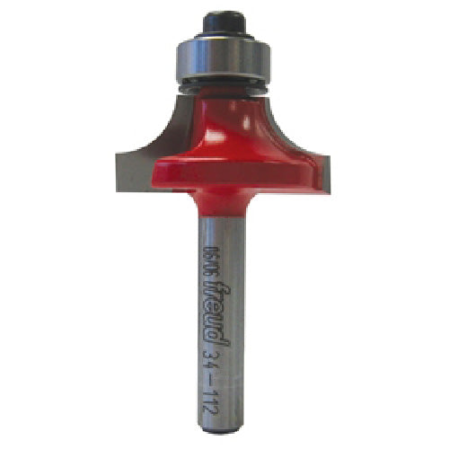 Freud Radius Rounding Over Router Bit - 1 1/4-in Dia x 2 3/16-in L - 1/4-in Shank - 1/2-in H Carbide - Each