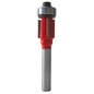 Freud 1/2-in Bearing Flush Trim Router Bit - 1/2-in Dia x 2 1/8-in L - 1/4-in Shank - Carbide-Tipped - Each