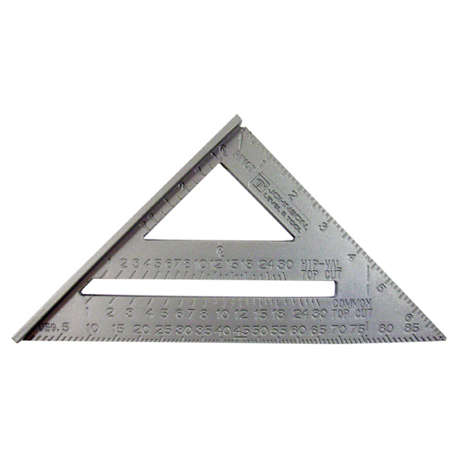 Johnson Heavy-Duty Angle Square - Aluminum - 7-in - Each