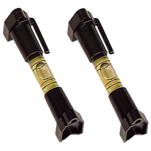 Johnson Lightweight Line Level - Plastic - Black - 2-Pack - Each