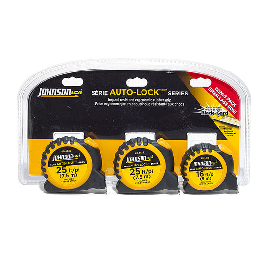 3-Piece Measuring Tape Set - Each