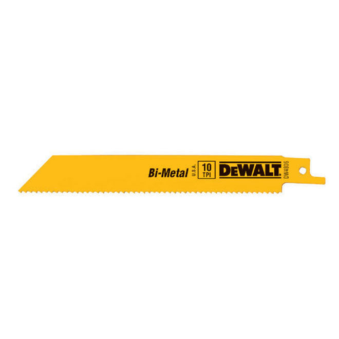 DeWalt Reciprocating Saw Blades - 6-in L - 10 TPI - 5 Per Pack - Each