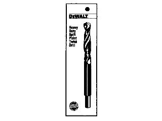 DEWALT 25/64-in Black Oxide Finished Steel Twist Drill Bit - 1 count - Each