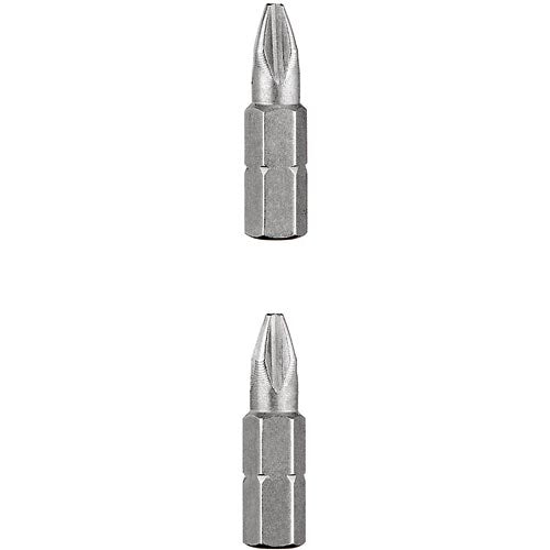 DeWalt Standard Phillips Screwdriver Bit Tip - #2 x 1-in L - Hex Shank - Steel - 2 Per Pack - Pack