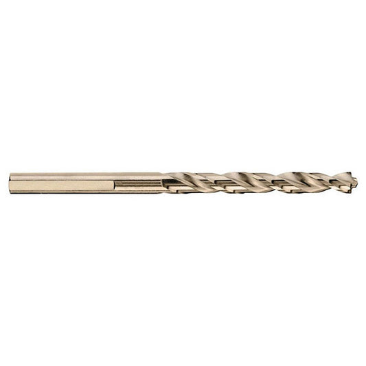 DeWALT Pilot Point Drill Bit - 21/64-in Dia x 4 5/8-in L - 135° Split Point Tip - Round Shank - Gold Ferrous Oxide - Each