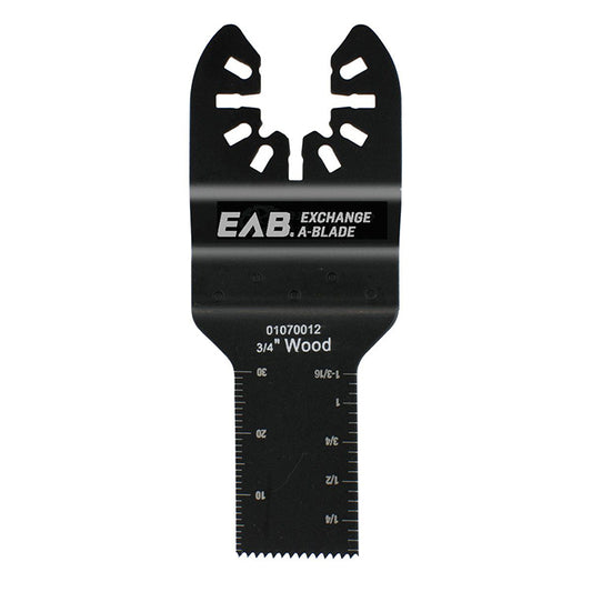 EAB Professional Flush Cut Blade for Oscillating Tool - 3/4-in W - 1 1/4-in Cutting Depth - High-Carbon Steel - Each