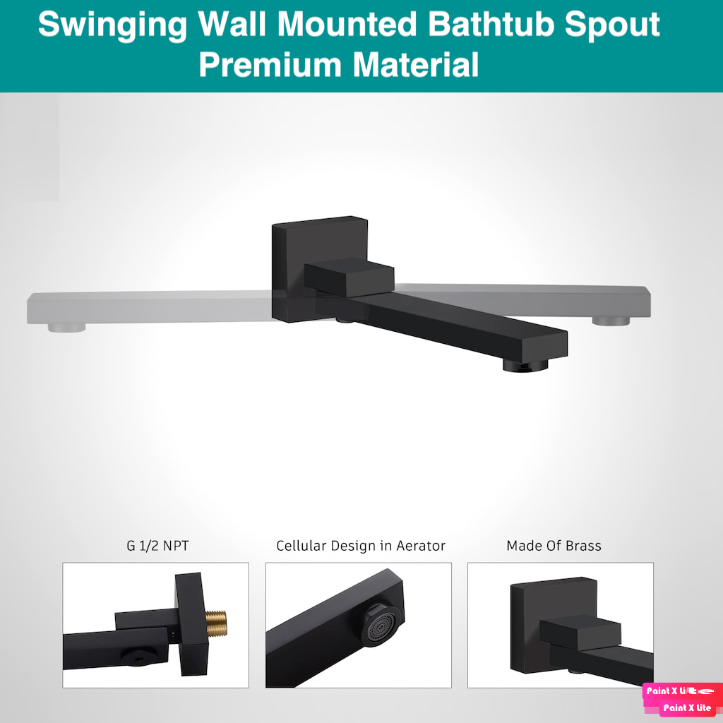 Ceiling Thermostatic Shower System Three Functions With Pressure Balance Valve Matte Black Finish