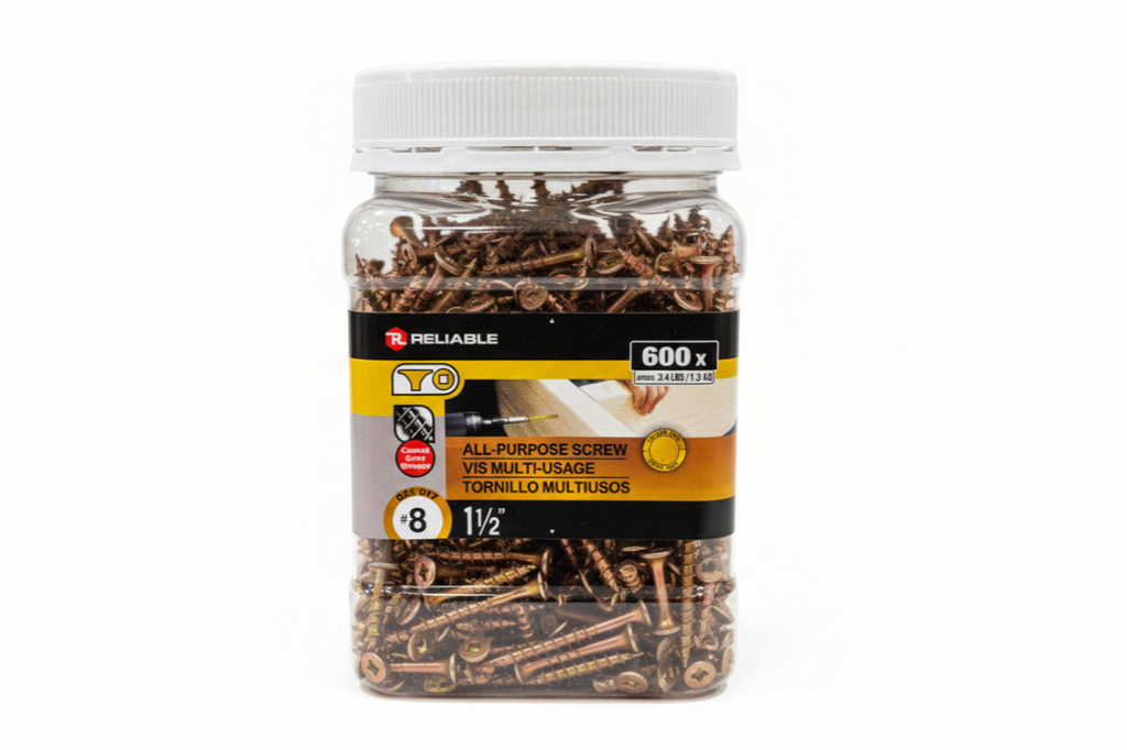 All Purpose Screws #8 1 1/2", 1 3/4", 2 1/2"