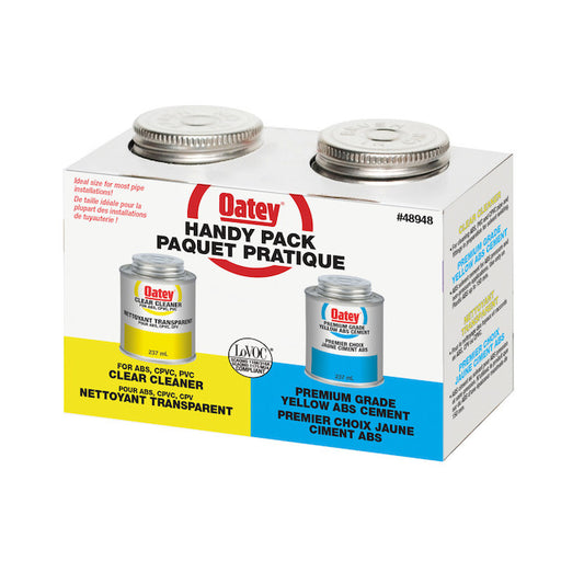 Oatey ABS Cement and Cleaner Pack - Each