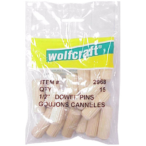 WOOD FLUTED DOWELS - Each