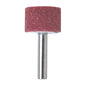 Wolfcraft Cylinder Grinding Stone - 1-in dia x 9/16-in L - 1/4-in Round Shank - Vitrified Aluminum Oxide - Each