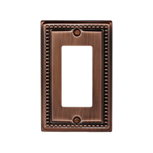 Atron 1-Gang 1-Pack Bronze Decorator Standard Wall Plate-
