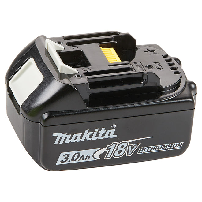 Makita 18-Volt 3Ah Li-Ion Battery for LXT Power Tool - LED Charge Indicator - Slide-On - Rapid Charging - Each