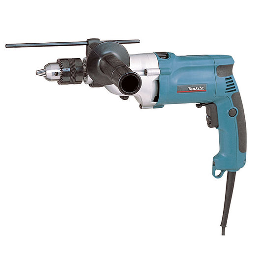 Makita 1/2-in Variable Speed Corded Hammer Drill with Carrying Case - 6.6-amp Motor - Dual Mode - 360° Side Handle - Each