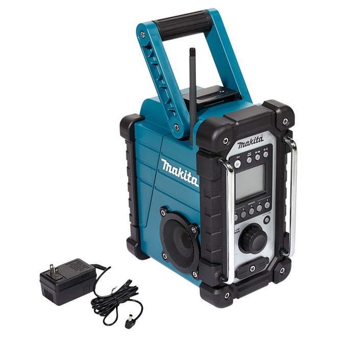 Makita Rechargeable Jobsite Radio - 3-Side Speaker - 10 Preset Button - Flexible Antenna - Each