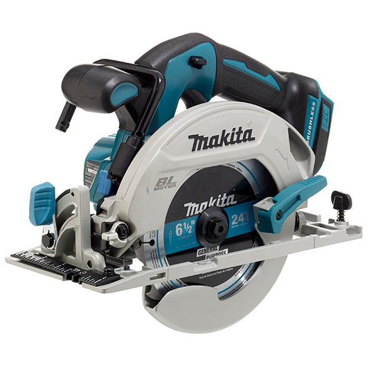 Makita 18-V 6 1/2-in Cordless Circular Saw - Brushless Motor - 50° Bevel Capacity - Bare Tool (battery not included) - Each