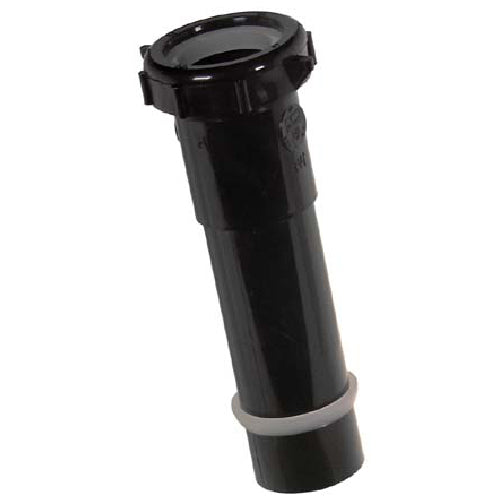 Plumb Pak Slip Joint Extension Tube - ABS - Black - 1 1/2-in dia x 6-in L -