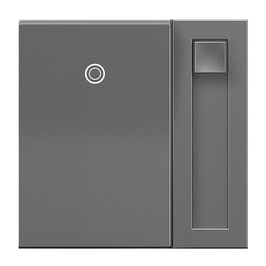 Legrand Adorne Slide Light Dimmer - Digital Presets - Magnesium - 600-watt - 120-volt-Each