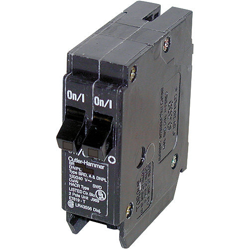 120 VAC 15-20 A DNPL Circuit Breaker 1-1 Pole Plug-In-Each