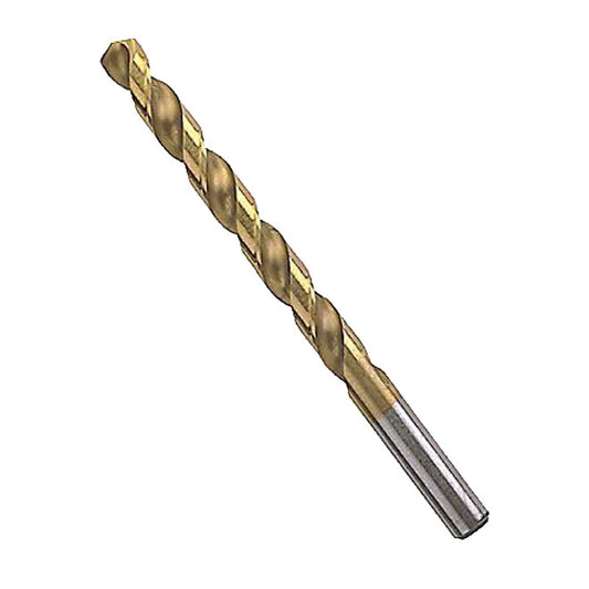 Bosch Titanium-Coated Drill Bit - 3/32-in Dia x 2 1/4-in L - Round Shank - Double Flute - 2 Per Pack - Each