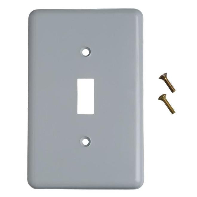 CARLON 1-Gang Rectangle Plastic Electrical Box Cover-