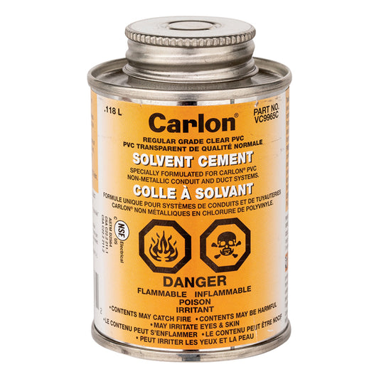 CARLON Carlon Standard Clear Solvent Cement-Each