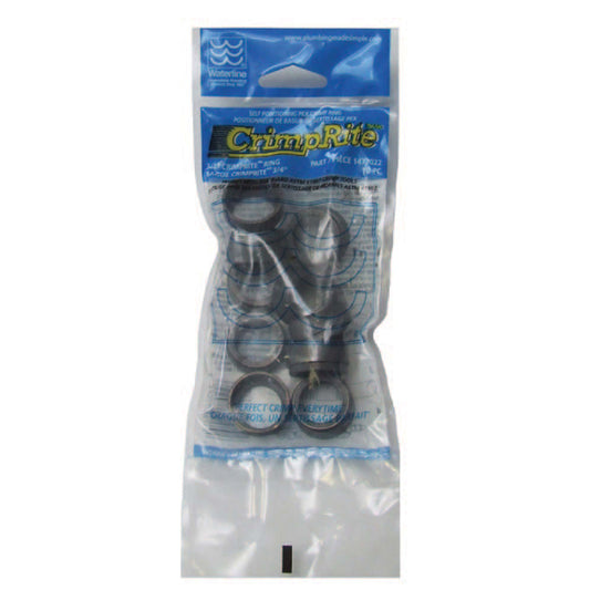 CrimpRite Rings - PEX - 1/2" - 10/Pack - Each